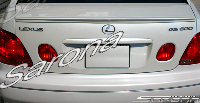 Custom Lexus GS300-400  Sedan Trunk Wing (1998 - 2005) - $210.00 (Manufacturer Sarona, Part #LX-019-TW)